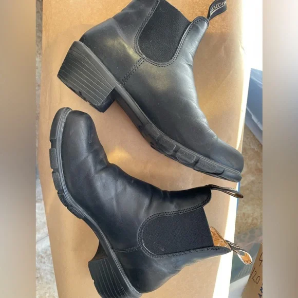 Blundstone heel Chelsea leather ankle 1671 black - Picture 7 of 12